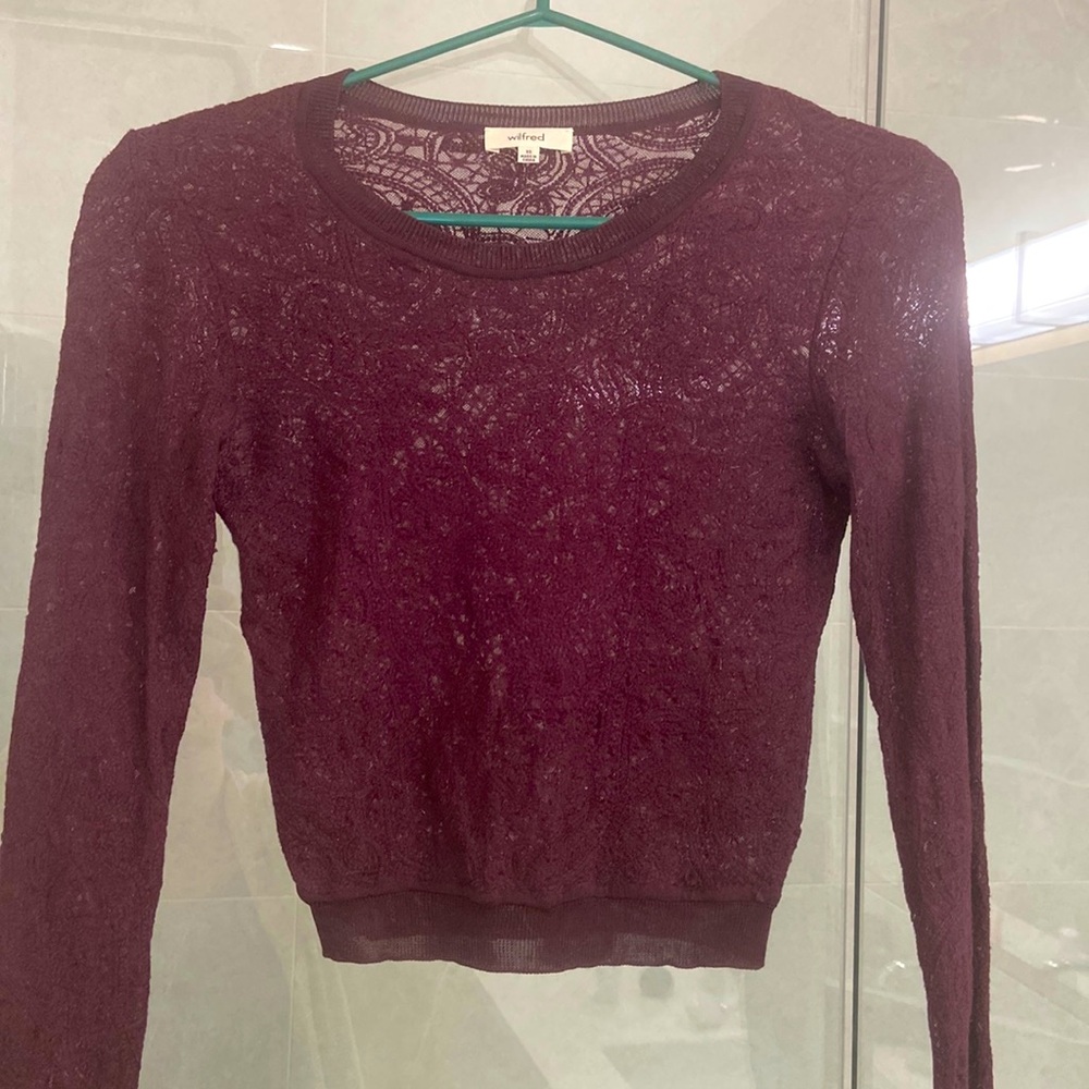 Wilfred lace top